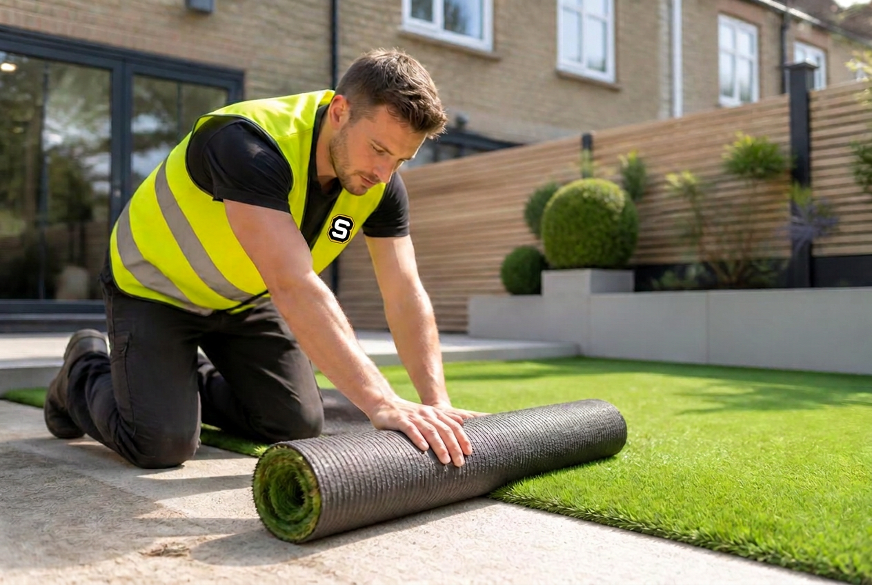 Artificial grass installation